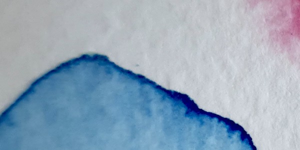 Shiatsu und Sat Nam Rasayan Praxis Zürich Aquarell blau-rot
